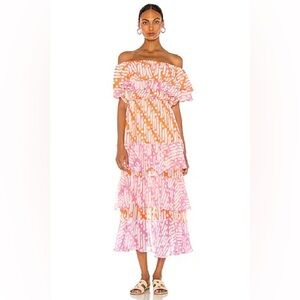 -R Ash Dress in Orange Batik
RHODE